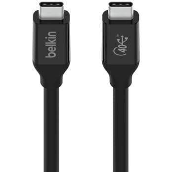 Foto: Belkin USB4 Kabel USB-C/USB-C 40Gb/s 100W 0,8m   INZ001bt0.8MK