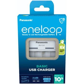 Foto: Panasonic Eneloop Basic Charger USB BQ-CC61 ohne Akkus
