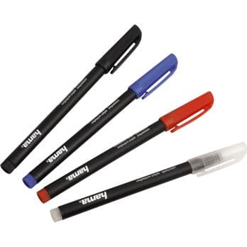 Foto: Hama CD/DVD Marker 3er-Set + Löschstift                 51197