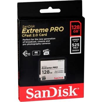 Foto: SanDisk CFAST 2.0 VPG130   128GB Extreme Pro     SDCFSP-128G-G46D
