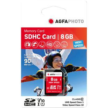 Foto: AgfaPhoto SDHC Karte         8GB High Speed Class 10 UHS I U1 V10