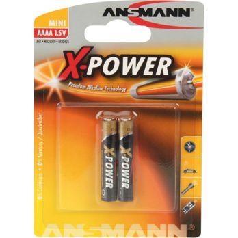 Foto: 1x2 Ansmann Alkaline AAAA X-Power                1510-0005