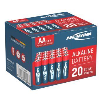 Foto: 1x20 Ansmann Alkaline Mignon AA LR 6 red-line Box        5015548