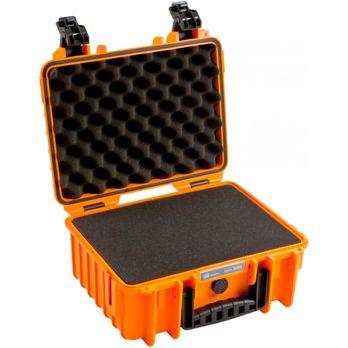 Foto: B&W Outdoor Case 3000 with pre-cut foam (SI) orange
