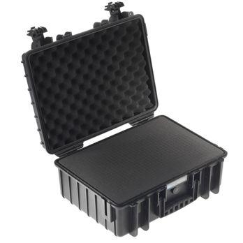 Foto: B&W Outdoor Case Type 5000 schwarz mit Schaumstoff Inlay