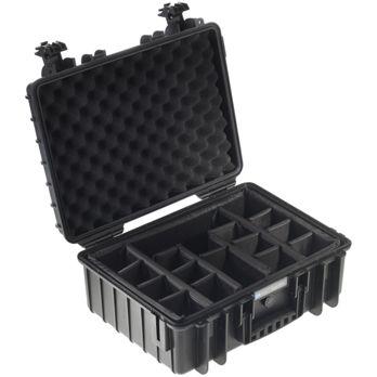 Foto: B&W Outdoor Case Type 5000 schwarz mit Facheinteilung