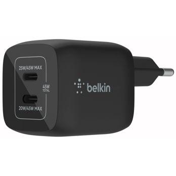 Foto: Belkin BOOST Charge 45W USB-C GaN PD 3.0 PPS schw.  WCH011vfBK