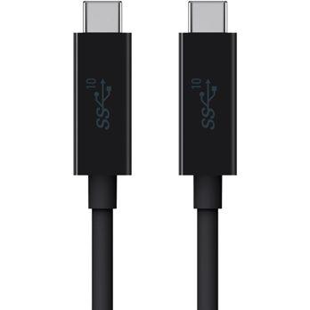 Foto: Belkin USB 3.1 C-/USB-C-Kabel 5A 100W 1m schwarz  F2CU052bt1M-BLK