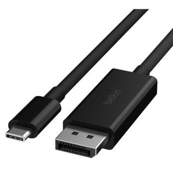 Foto: Belkin USB-C auf DisplayPort Kabel 1,4m schwarz  AVC014bt2MBK