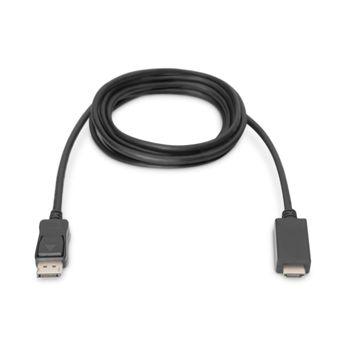 Foto: DIGITUS DisplayPort Adapterkabel DP-HDMI Typ A 3m AK-340303-030-S