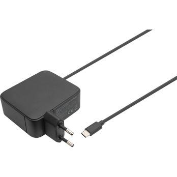 Foto: DIGITUS Notebook Ladegerät  USB- Netzteil 100W GaN PD3.0, schwarz