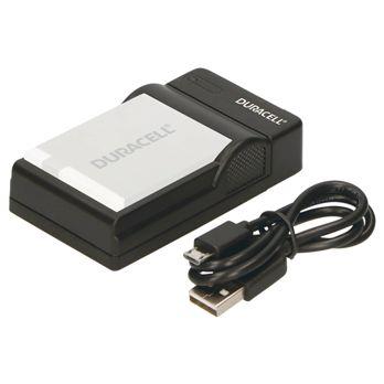 Foto: Duracell Ladegerät mit USB Kabel für DR9720/NB-6L