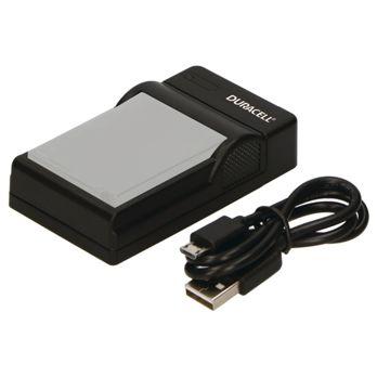 Foto: Duracell Ladegerät mit USB Kabel für DR9932/EN-EL12