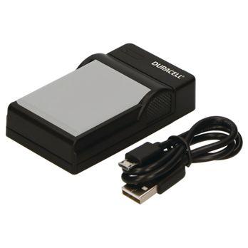 Foto: Duracell Ladegerät mit USB Kabel für DR9686/Li-50B/Pentax D-Li92