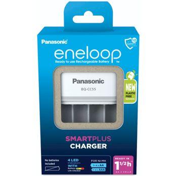 Foto: Panasonic Eneloop Smart Plus Charger BQ-CC55 ohne Akkus