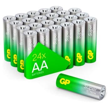 Foto: 1x24 GP Super Alkaline AA 1,5V Batterie Packs     03015AETA-B24