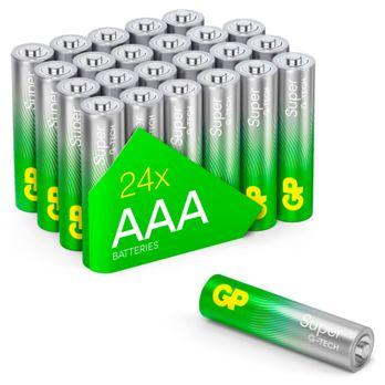 Foto: 1x24 GP Super Alkaline AAA 1,5V Batterie Packs Rel.03024AETA-B24