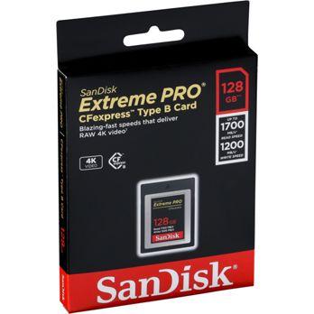Foto: SanDisk CF Express Type 2  128GB Extreme Pro     SDCFE-128G-GN4NN