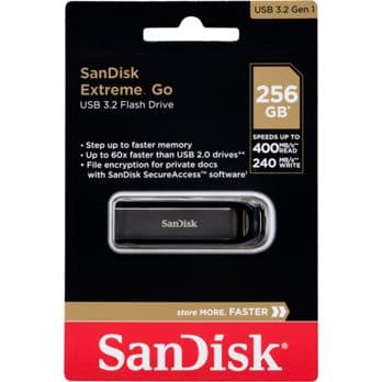 Foto: SanDisk Cruzer Extreme GO  256GB USB 3.2         SDCZ810-256G-G46