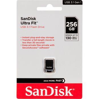 Foto: SanDisk Cruzer Ultra Fit   256GB USB 3.1         SDCZ430-256G-G46