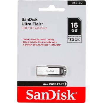Foto: SanDisk Cruzer Ultra Flair  16GB USB 3.0 130MB/s  SDCZ73-016G-G46