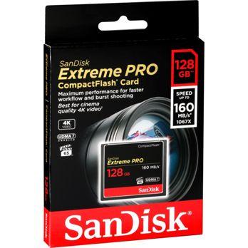 Foto: SanDisk Extreme Pro CF     128GB 160MB/s         SDCFXPS-128G-X46