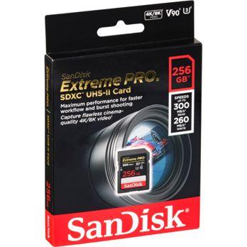 Foto: SanDisk ExtremePRO SDXC V90 256G 300MB UHS-II  SDSDXDK-256G-GN4IN