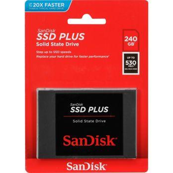 Foto: SanDisk SSD Plus           240GB Read 530 MB/s    SDSSDA-240G-G26
