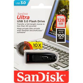 Foto: SanDisk Ultra USB 3.0      128GB up to 100MB/s    SDCZ48-128G-U46