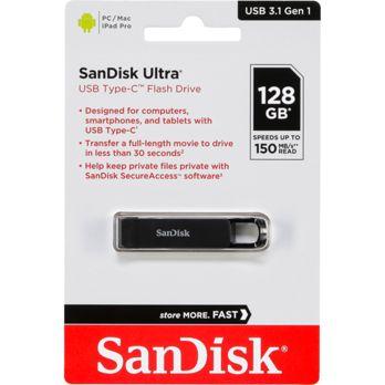 Foto: SanDisk Ultra USB Type C   128GB Read 150 MB/s   SDCZ460-128G-G46