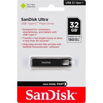 Foto: SanDisk Ultra USB Type C    32GB Read 150 MB/s   SDCZ460-032G-G46