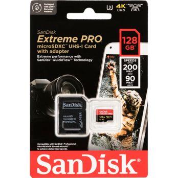 Foto: SanDisk microSDXC          128GB Extreme Pro A2 C10 V30 UHS-I U3