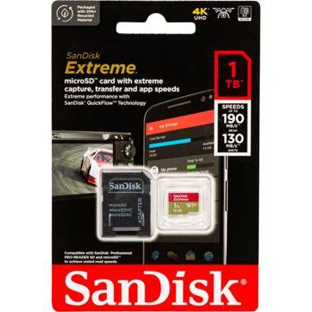 Foto: SanDisk microSDXC            1TB Extreme A2 C10 V30 UHS-I U3