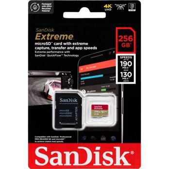Foto: SanDisk microSDXC          256GB Extreme A2 C10 V30 UHS-I U3