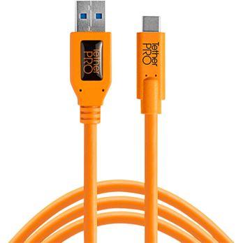 Foto: Tether Tools USB 3.0 zu USB-C 4,60m orange