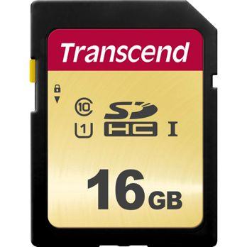 Foto: Transcend SDHC 500S         16GB Class 10 UHS-I U1 V30