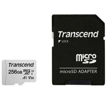 Foto: Transcend microSDXC 300S-A 256GB Class 10 UHS-I U3 V30 A1