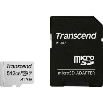 Foto: Transcend microSDXC 300S-A 512GB Class 10 UHS-I U3 V30 A1