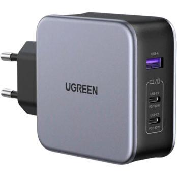 Foto: UGREEN Nexode USB-A+2*USB-C 140W GaN Fast Charger+USB-C Cable 2m