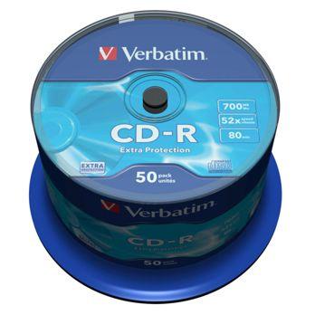 Foto: 1x50 Verbatim Data Life CD-R 80 52x Speed, ExtraProtection